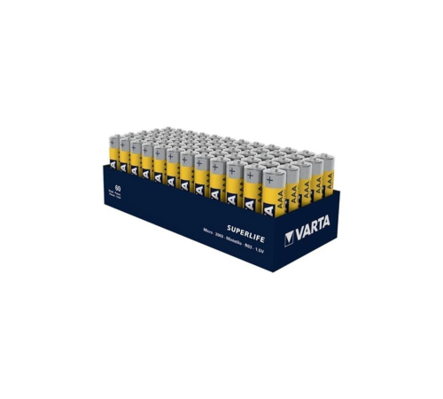 Varta Superlıfe Çinko Aaa Ince Kalem Pil 60lı Paket Varta Superlıfe Çinko Aaa Ince Kalem Pil 60lı Paket