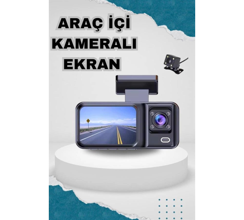Ön ve Arka Kameralı 2 İnç 1080P Full HD DVR Araç İçi Ekran Ön ve Arka Kameralı 2 İnç 1080P Full HD DVR Araç İçi Ekran