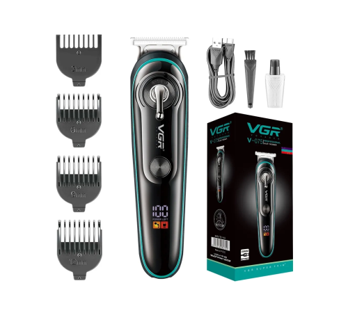Vgr V-075 T Bıçak Sıfır Kesim Lcd Ekran Şarjlı Tıraş Makinesi