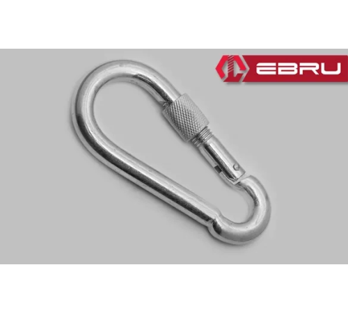 Vidalı Karabina, Kanca, Çengel 12mm - 1 Adet Vidalı Karabina, Kanca, Çengel 12mm - 1 Adet