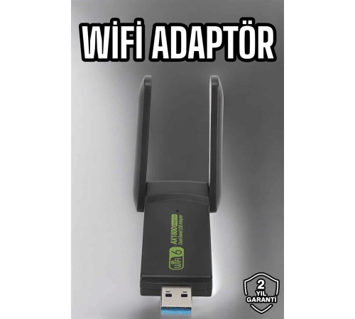 Wifi Adaptör Çift Bantlı Kablosuz Wifi Adaptörü Wifi Adaptör Çift Bantlı Kablosuz Wifi Adaptörü