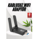 Wifi Adaptörü Bt5.0 Wifi 2'si Bir Arada Çift Bantlı Çift Anten