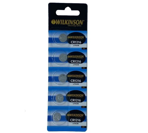 Wılkınson 1216 3v Lityum Düğme Pil 5'li Paket