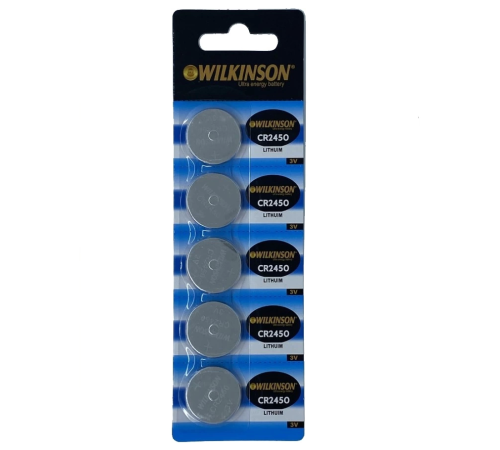 Wılkınson 2450 3v Lityum Düğme Pil 5'li Paket Wılkınson 2450 3v Lityum Düğme Pil 5'li Paket