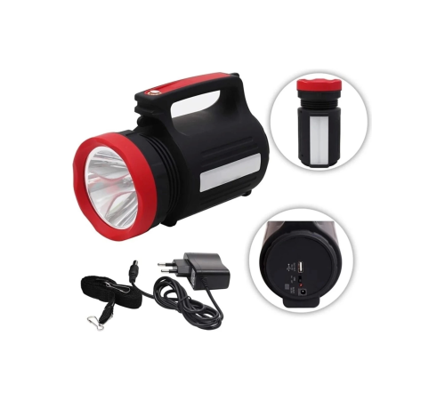 Wıson Ws-3580 Uzun Menzilli Led El Feneri 28saat Çalışma Süresi 10watt