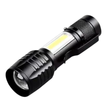 Wison Ws-5454 Taktik El Feneri Usb Şarj Edilebilir Kamp Feneri Cob Zumlanabilir Mini Taşınabilir El Feneri