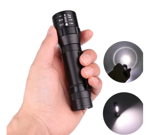 Wuben Wb-017 Zoomlu Şarjlı Cob Led Güçlü El Feneri Wuben Wb-017 Zoomlu Şarjlı Cob Led Güçlü El Feneri