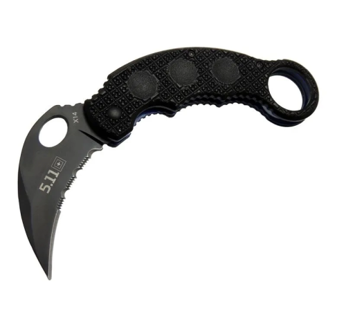 X14 5.11 Siyah Karambit Koleksiyon Çakı 16 Cm - Plastik Sap X14 5.11 Siyah Karambit Koleksiyon Çakı 16 Cm - Plastik Sap