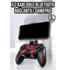 X3 Gamepad Oyun Kolu Bluetooth Bağlantılı Gamestick Android Uyumlu