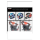 X63 Motosiklet Kask Kulaklık Intercom Işıklı Motorsiklet Interkom 5.3
