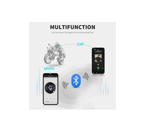 X63 Motosiklet Kask Kulaklık Intercom Işıklı Motorsiklet Interkom 5.3 X63 Motosiklet Kask Kulaklık Intercom Işıklı Motorsiklet Interkom 5.3