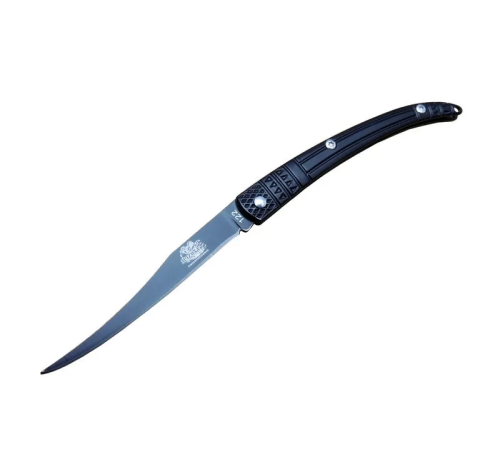 Y 122 Siyah Kılçık Outdoor Çakı 16cm - Manuel, İşlemeli Sap Y 122 Siyah Kılçık Outdoor Çakı 16cm - Manuel, İşlemeli Sap