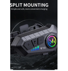 Y10 Kask Kulaklık Bluetooth Motosiklet Kulaklık 5,3 Bluetooth Intercom Motorsiklet Kulaklık