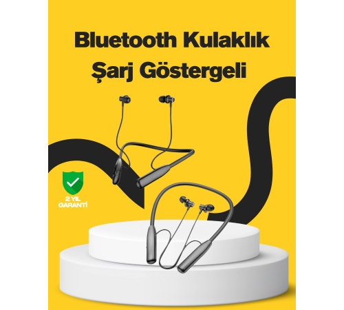 Y12 Bluetooth Boyun Bantlı Kulaklık – 100 Saat Pil, Bluetooth 5.3, Dokunmatik Kontrol Y12 Bluetooth Boyun Bantlı Kulaklık – 100 Saat Pil, Bluetooth 5.3, Dokunmatik Kontrol