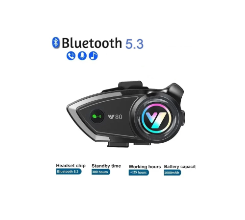 Y80 Motosiklet Kask Kulaklık Intercom Işıklı Motorsiklet Interkom Y80 Motosiklet Kask Kulaklık Intercom Işıklı Motorsiklet Interkom