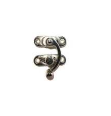 Yay Gözü, Ahşap Kutu Klipsi - Küçük 28x33 Mm, Nikel 1 Adet