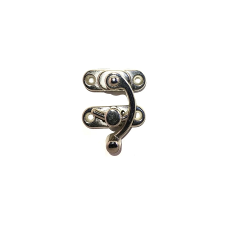 Yay Gözü, Ahşap Kutu Klipsi - Küçük 28x33 Mm, Nikel 1 Adet Yay Gözü, Ahşap Kutu Klipsi - Küçük 28x33 Mm, Nikel 1 Adet