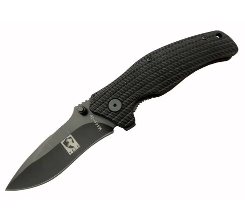 Yele M446 Siyah Kamp Çakı 20cm - Yarı Otomatik, Kemerlikli Yele M446 Siyah Kamp Çakı 20cm - Yarı Otomatik, Kemerlikli