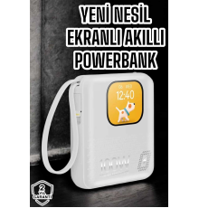 Yeni Nesil Akıllı Powerbank 10.000 MAH Çok Fonksiyonlu Müzik Dinleme