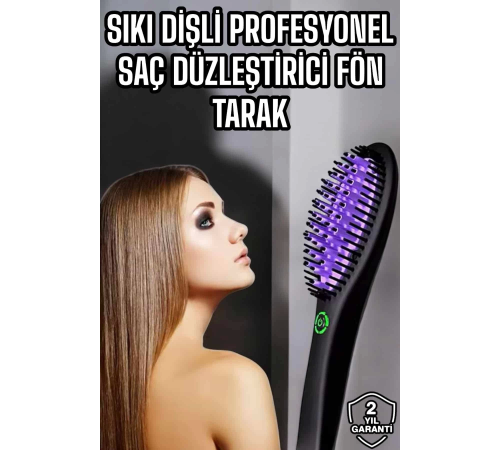 Yeni Nesil Elektrikli Fön Tarak Düzleştirici Isı Ayarlı Yeni Nesil Elektrikli Fön Tarak Düzleştirici Isı Ayarlı