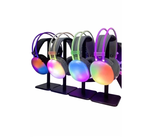Yeni Nesil Kulak Üstü Kablosuz Uzun Ömürlü RGB Işıklı Bluetooth Kulaklık Yeni Nesil Kulak Üstü Kablosuz Uzun Ömürlü RGB Işıklı Bluetooth Kulaklık