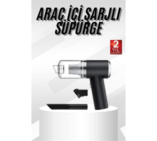 Yeni Nesil Mini Vakumlu Araç Süpürgesi El Süpürgesi Şarjlı