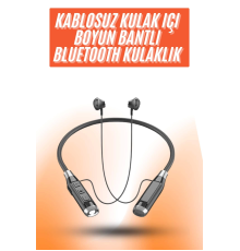 Yeni Nesil Silikonlu Kulak İçi Kablosuz Kesintisiz Bluetooth Kulaklık Kablolu