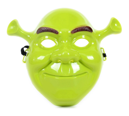 Yeşil Shrek Maskesi 21x25 Cm