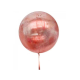 Kırmızı Simli Yulak Şeffaf Balon 24 İnç