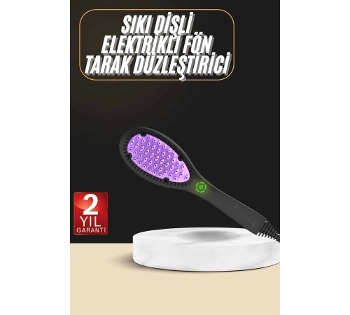 Yıpranma Karşıtı Saç Düzleştirici Tarak Fön Tarak 5 Kademeli