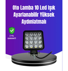 Yoğun Işık Gücüne Sahip LED Far | Traktör, Off-Road ve Kamyonet Uyumlu