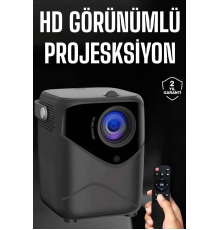 Yüksek HD Görünümlü Taşınabilir Projeksiyon Cihazı