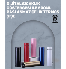 Yüksek Isı Korumasına Sahip Taşınabilir Çelik Termos