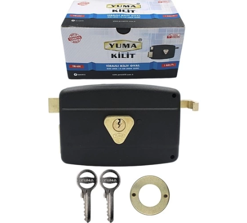 Yuma Ym-600 Kilit Yuma Tirajlı Kilit Oval Karşılıksız Siyah Yuma Ym-600 Kilit Yuma Tirajlı Kilit Oval Karşılıksız Siyah