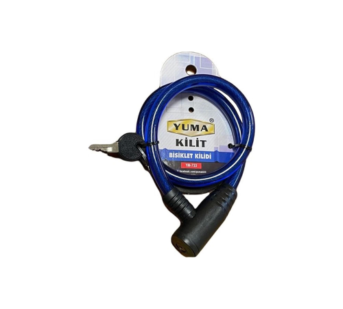 Yuma Ym-733 Mavi 65 Cm Bisiklet Kilidi Yuma Ym-733 Mavi 65 Cm Bisiklet Kilidi