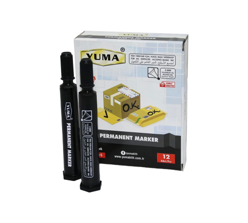 Yuma Ym-790s Siyah Koli Kalemi 12 Adet Yuma Ym-790s Siyah Koli Kalemi 12 Adet