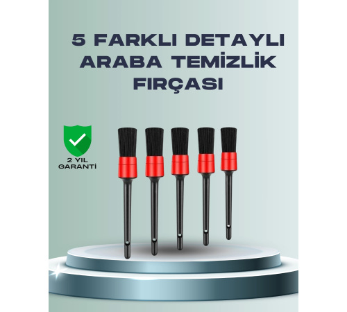 Yumuşak Kıllı Araç Bakım Fırça Takımı