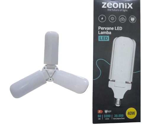 Zeonix 40w 3 Kanatlı Pervane Ampul Zeonix 40w 3 Kanatlı Pervane Ampul