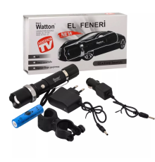 Zoomlu Şarjlı El Feneri En Uygun Fiyata  Wt-038