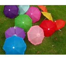 Dekoratif Mini Şemsiye Küçük Karışık Renklerde