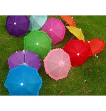 Dekoratif Mini Şemsiye Küçük Karışık Renkli