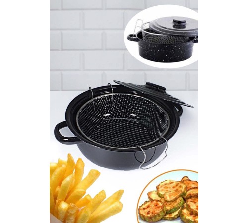 Fritöz Kızartma Tenceresi Yanmaz ve Yapışmaz Essan