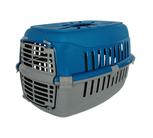 Kedi Köpek Taşıma Çantası 50x30x30 cm Mavi Renk