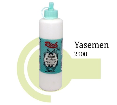 Akrilik Boya Yasemen 2300 Renk Multi Surface 120 cc