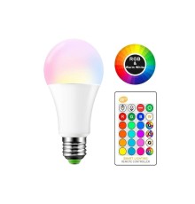 Uzaktan Kumandalı Rgb Çok Renkli Led Ampul E27 Duy