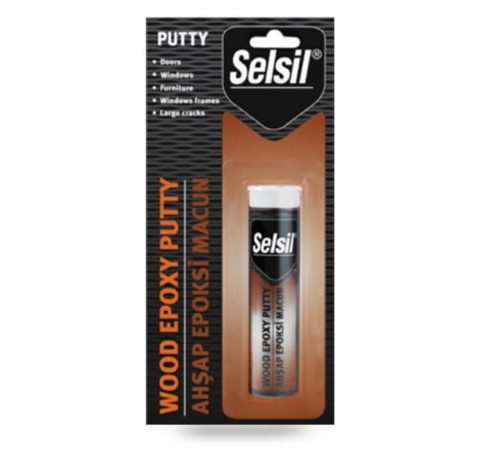 Selsil Epoxy 2 Bileşenli Macun Ahşap Yapıştırıcı 57 gr Selsil Epoxy 2 Bileşenli Macun Ahşap Yapıştırıcı 57 gr
