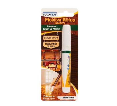 Vodaseal Mobilya Rötuş Kalemi Tekli Beyaz