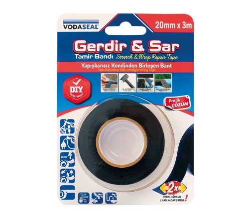Vodaseal Gerdir Sar Tamir Bandı 20 mm 3 Metre Vodaseal Gerdir Sar Tamir Bandı 20 mm 3 Metre