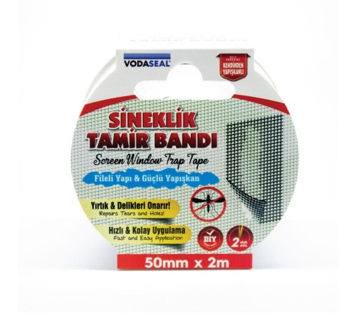 Vodaseal Sineklik Tamir Bandı 50 mm 2 Metre Vodaseal Sineklik Tamir Bandı 50 mm 2 Metre