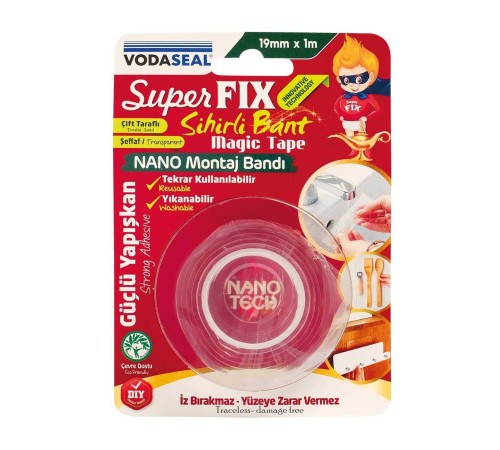 Vodaseal Süper Fix Sihirli Bant 19 mm 1 Metre Vodaseal Süper Fix Sihirli Bant 19 mm 1 Metre